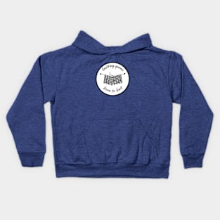 Knitting queen born to knit Kids Hoodie